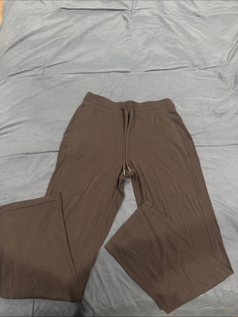lululemon athletica Wide-Leg Black Lounge Pants